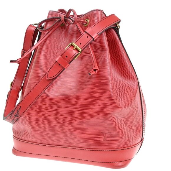 LOUIS VUITTON Noe GM Drawstring Shoulder Bag Epi Leather Red M44007 32EF518 - Picture 1 of 16
